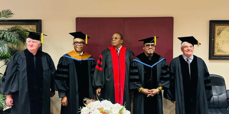 American Heritage University Confers Doctorate Degree On Enabulele