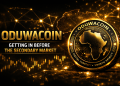 Oduwacoin cryptocurrency blockchain concept representing African digital finance innovation.