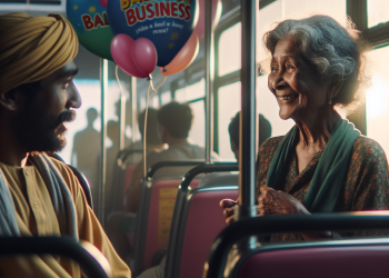 Viral Bus Video of Elderly Mother Promoting Son’s Balloon Business Wins Hearts Online - March 14, 2026
