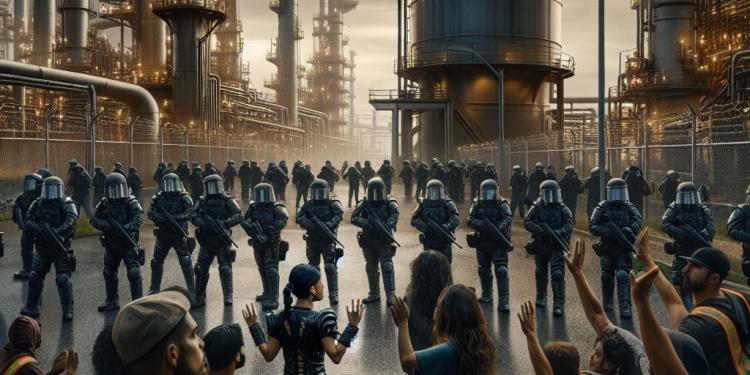 Irish Police Intervene at Oil Refinery Protest as Fuel Price Anger Escalates - Irish police moved to clear protesters blockading the country’s only oil refinery on Saturday, escalating a standoff that underscored growing public anger over high fuel prices and the wider pressure on households and businesses from energy costs. The action came after a senior government minister said the demonstrations had created a "very dangerous economic movement," reflecting official concern that disruption at such a critical energy site could quickly ripple across the economy. Irish Police Intervene at Oil Refinery Protest as Fuel Price Anger Escalates - April 12, 2026